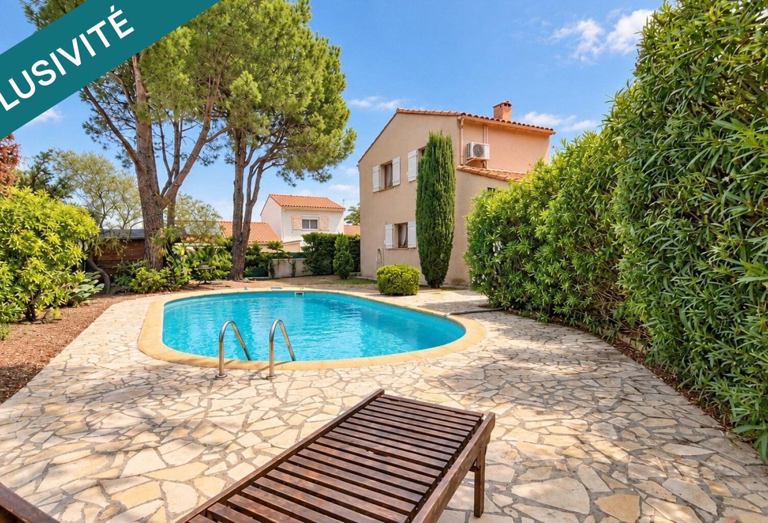 VILLELONGUE-DELS-MONTS (66740)  Villa 4 faces avec piscine, au pied des Albères — photo 1