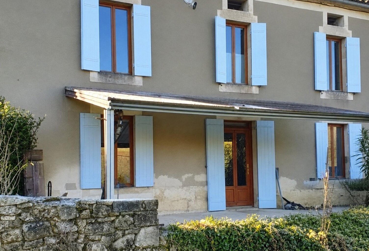 Ancienne bâtisse viticole réhabilitée à  Pellegrue (33) nichée dans un cadre champêtre — photo 1