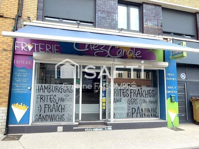 Friterie  Snacking avec belle notoriété à Petite-Synthe — photo du bien