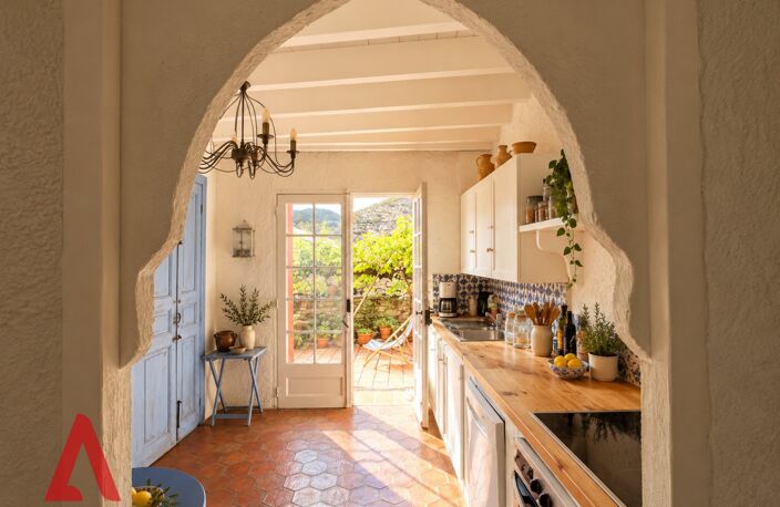 Magnifique maison de caractère avec vue panoramique jusqu'à la Méditerranée  Aigues-Vives — photo 5