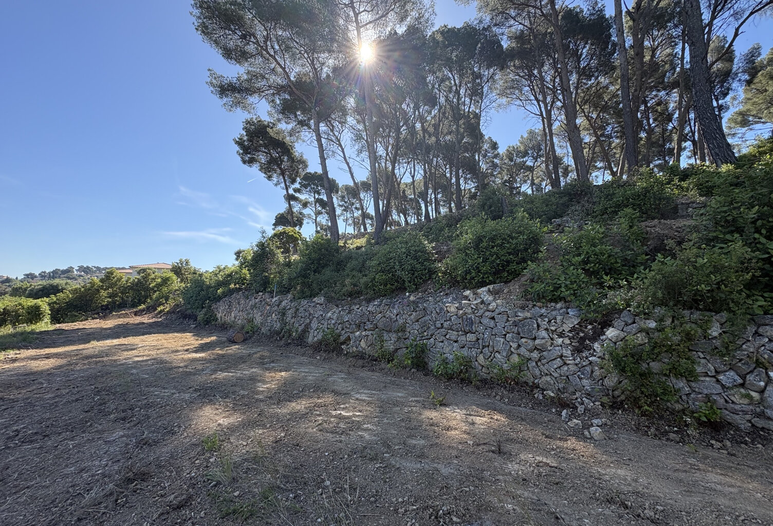 OLLIOULES - TERRAIN A BATIR 6400 M2- VUE DEGAGEE — photo 1