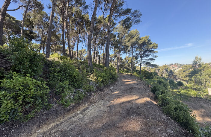 OLLIOULES - TERRAIN A BATIR 6400 M2- VUE DEGAGEE — photo 3