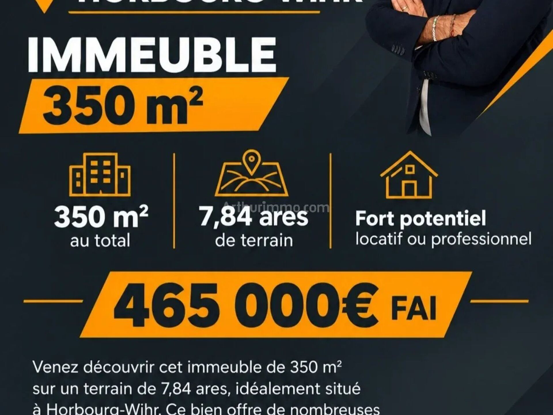 Appartement 18 pièces 350 m² · à Horbourg-Wihr · 350 m² · 465 000 €