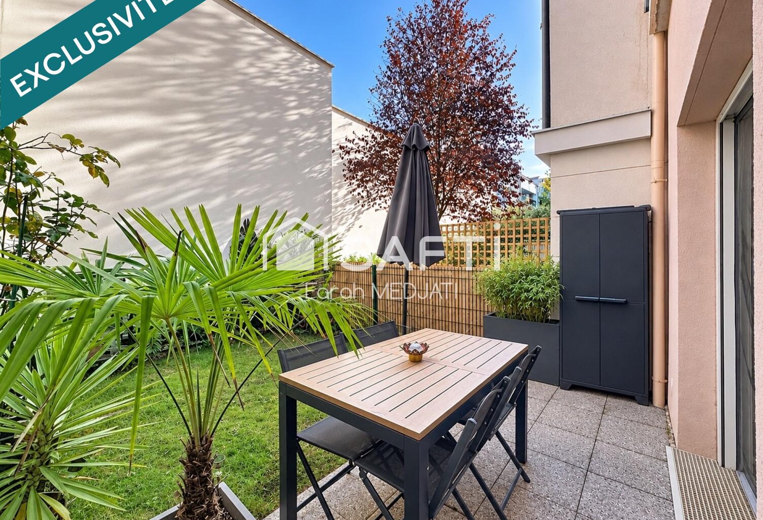 MONTESSON  CUR DE VILLE  3 PIÈCES AVEC JARDIN ET PARKING — photo 1