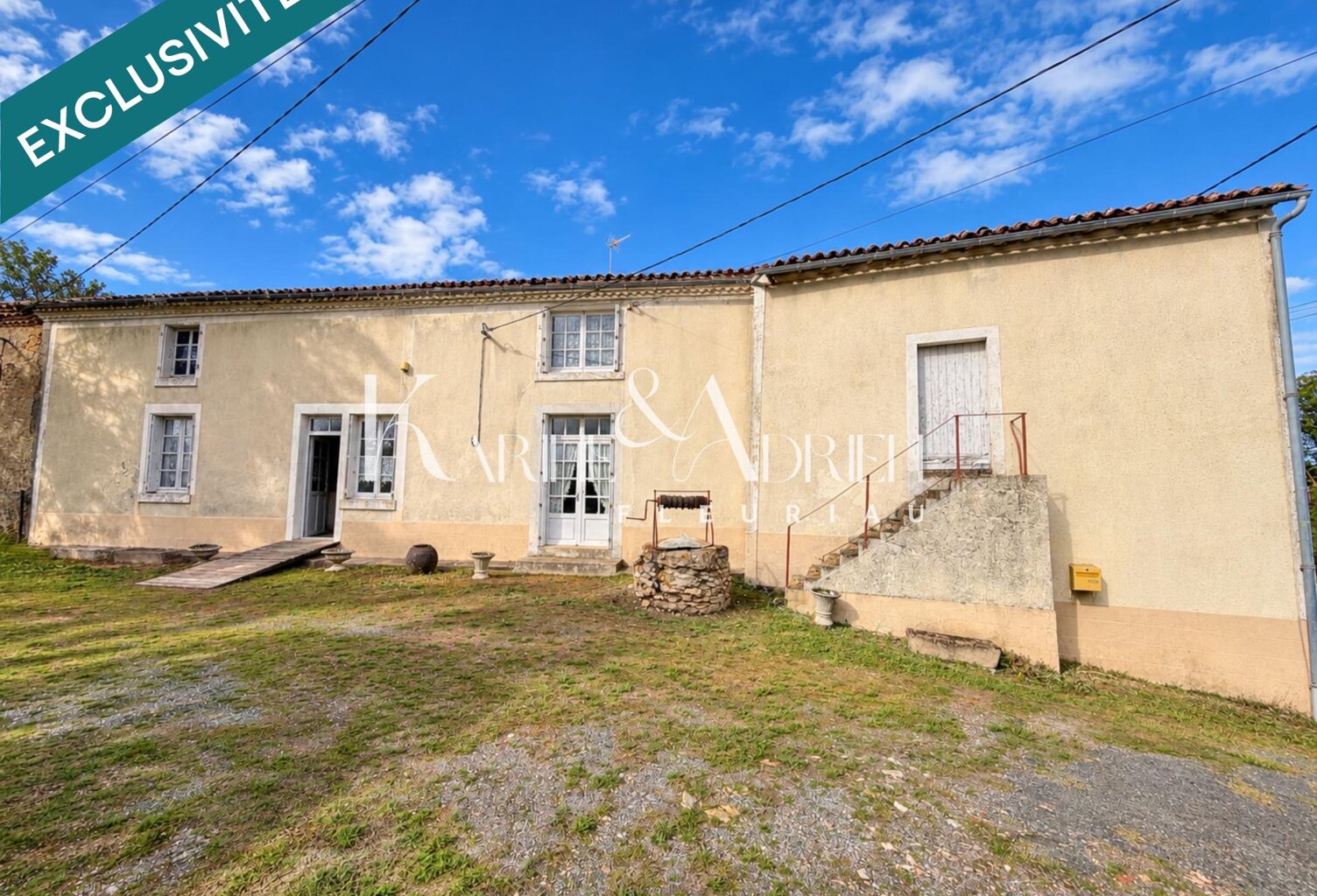 Beau potentiel pour cette maison en pierre à rénover ! — photo 1