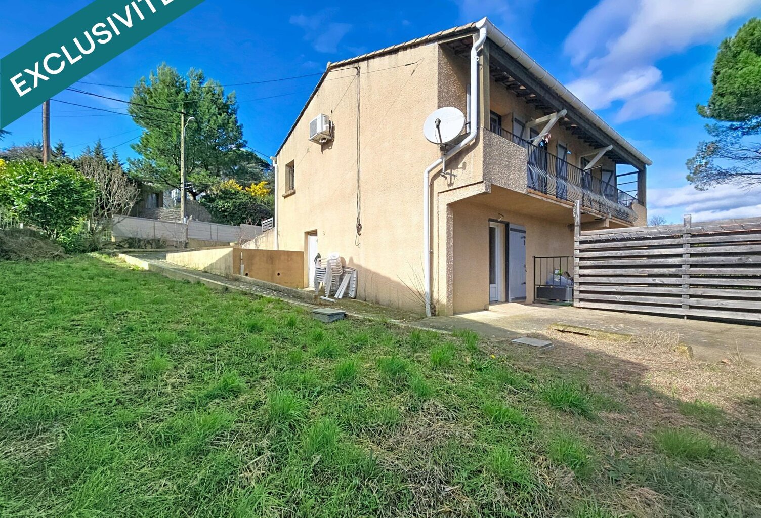 Une villa familiale de 110 m² avec balcon et vue dégagée sur les hauteurs de Lamalou-les-Bains. — photo 1