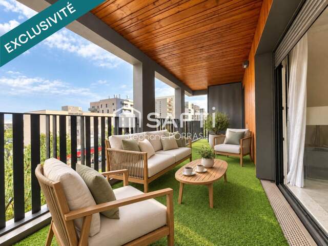T3 de 70 m², loggia 13,7 m² et parking couvert — photo du bien