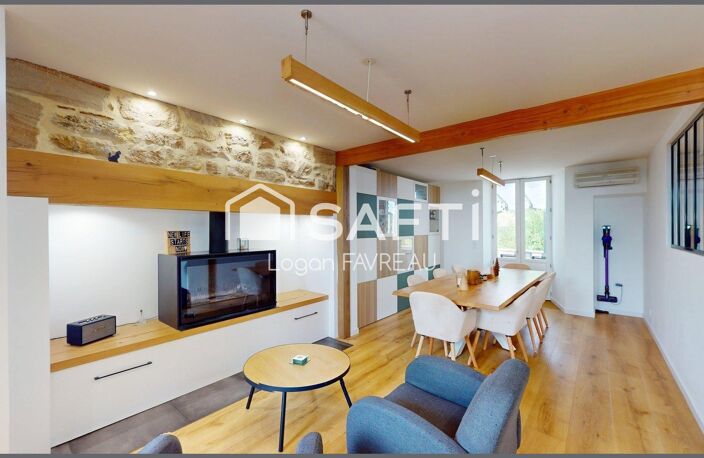 Maison en pierre de 1880 rénovée avec parc et piscine — photo 3