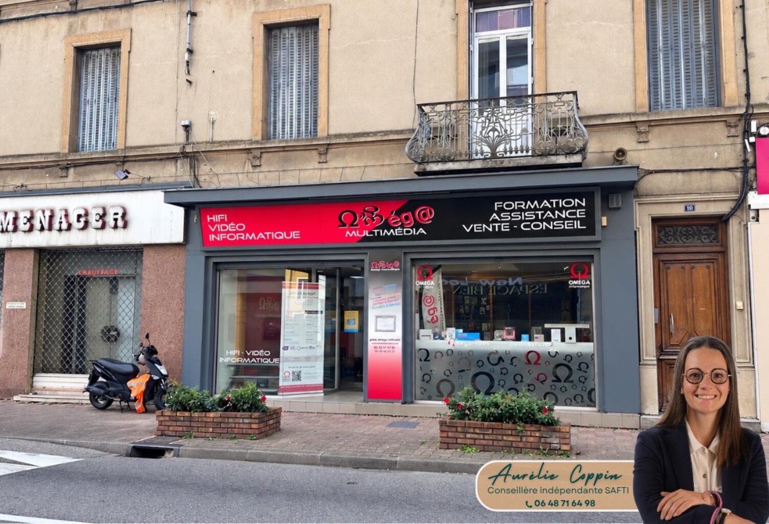 Pont-de-Chéruy Centre, local commercial 100 m² — photo 1