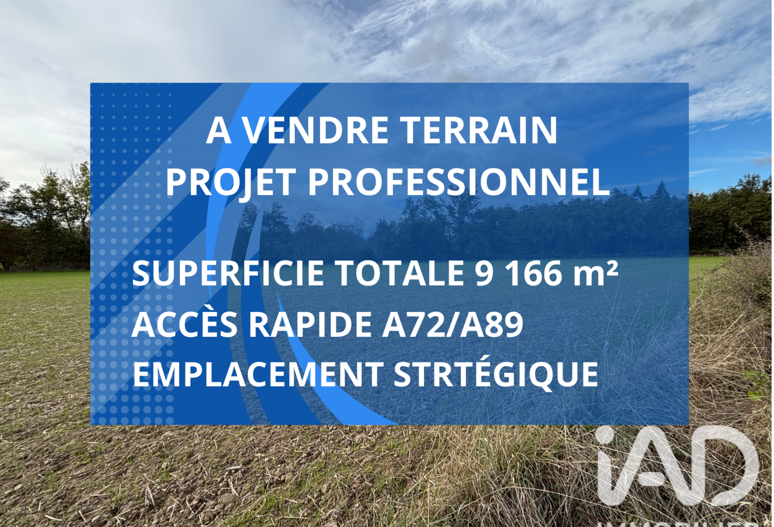 Vente Terrain à bâtir 9 166 m&sup2; — photo 1