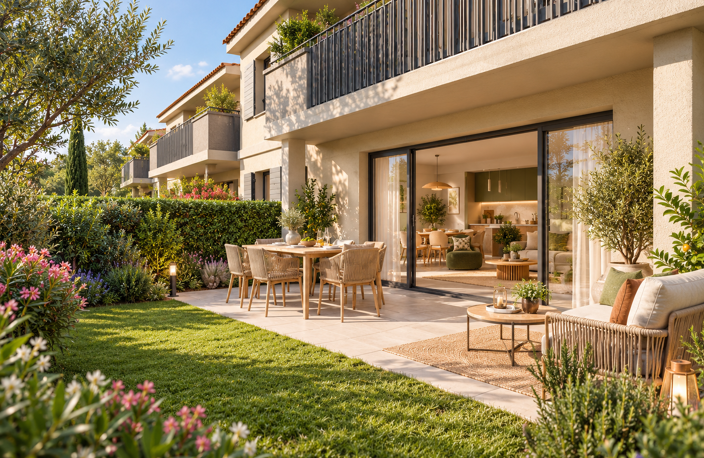 - T3 avec JARDIN et PARKING - Eguilles — photo 2