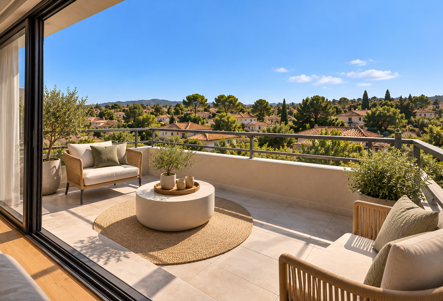 Aix en Provence/Éguilles – Beau T2 neuf avec grande terrasse — photo 1