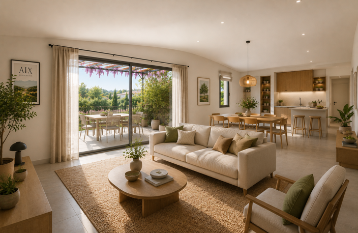 AIX-EN-PROVENCE - T4 95 m² avec terrasse et parking — photo 2
