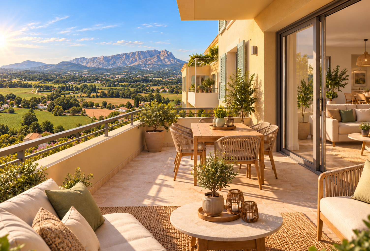 - APPARTEMENT NEUF 4P - VUE SAINTE VICTOIRE A COUTHERON — photo 1