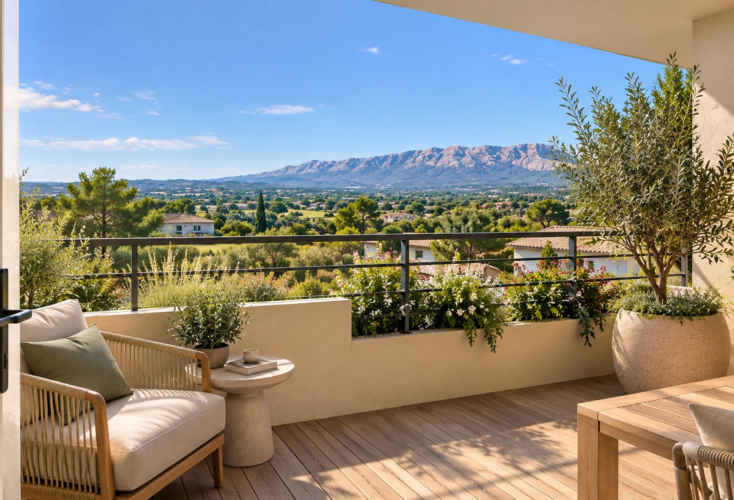 -STUDIO 30m² AVEC TERRASSE - VUE DEGAGEE A COUTERON — photo 1