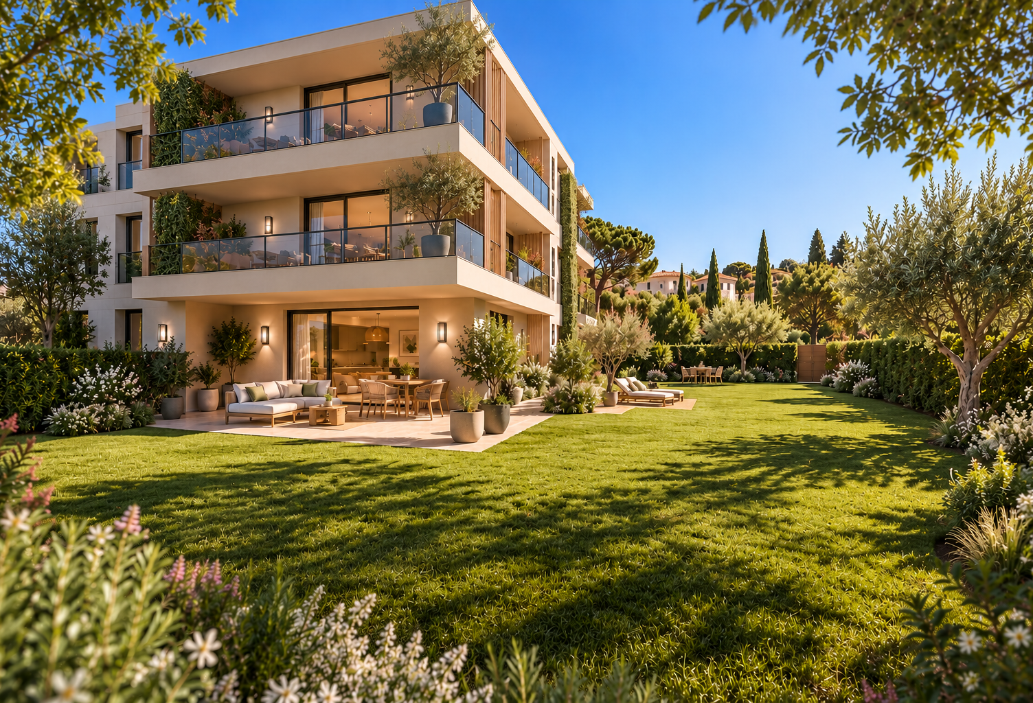 T4 NEUF EN REZ-DE-JARDIN AVEC JARDIN PRIVATIF DE 270 M² — photo 1