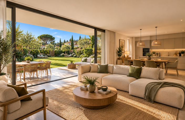 T4 NEUF EN REZ-DE-JARDIN AVEC JARDIN PRIVATIF DE 270 M² — photo 2