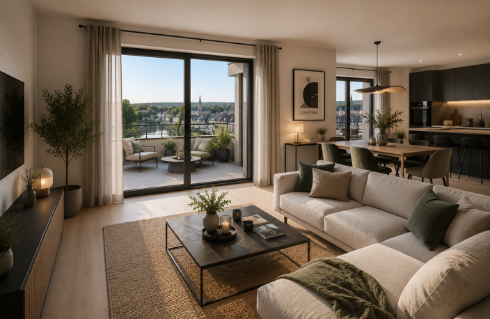COMPIÈGNE / VENETTE – SPACIEUX 4 PIÈCES AVEC TERRASSE EXPOSÉE SUD-OUEST — photo 2