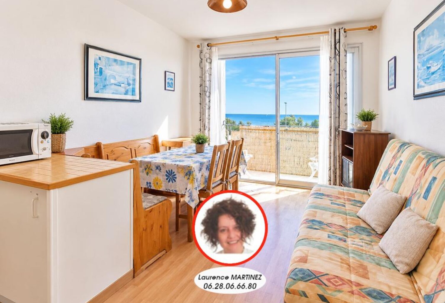 🌊 À VENDRE – PALAVAS-LES-FLOTS, RIVE GAUCHE – T2 TRAVERSANT MEUBLÉ AVEC VUE MER ET VUE ÉTANG – DERNIER ÉTAGE — photo 1