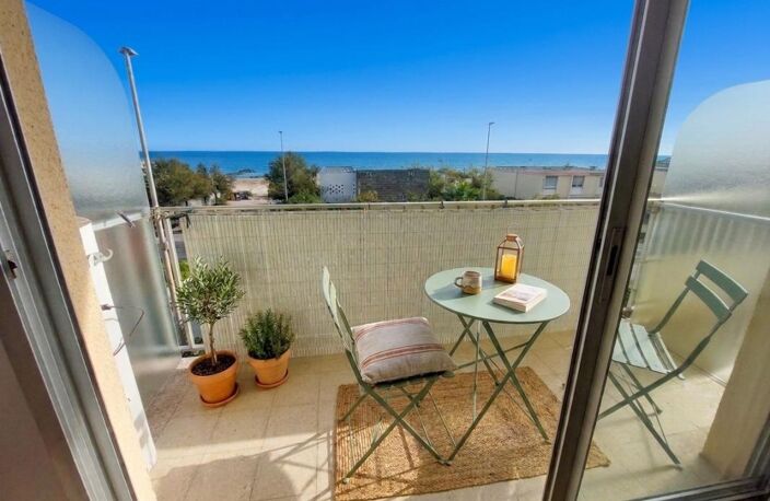 🌊 À VENDRE – PALAVAS-LES-FLOTS, RIVE GAUCHE – T2 TRAVERSANT MEUBLÉ AVEC VUE MER ET VUE ÉTANG – DERNIER ÉTAGE — photo 4