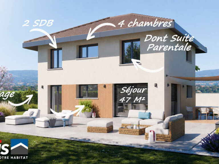 VERSONNEX Centre Village - Terrain 512 m² + Maison ARTIS 130 m² avec Garage — photo 1