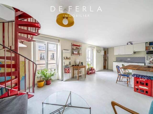 Paris XIVème - Gaité : Duplex 50m2 au calme absolu — photo du bien