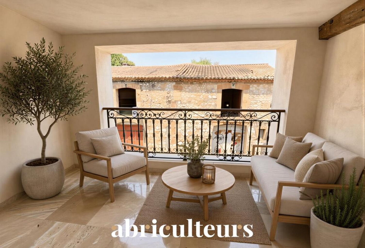 Superbe T3 issu de la rénovation d'une ancienne bergerie en vente à Saint-Cannat (13760) — photo 1