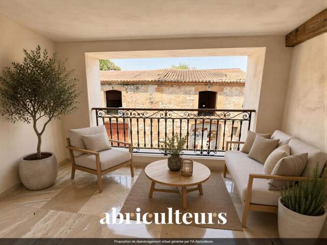 Superbe T3 issu de la rénovation d'une ancienne bergerie en vente à Saint-Cannat (13760) — photo du bien