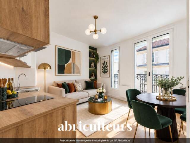 Bel appartement lumineux avec balconnet, au calme dans le 18ème arrondissement de Paris — photo du bien