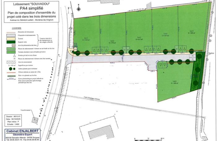 Morières-Les-Avignon, Terrain constructible de 576 m² À Vendre — photo 3
