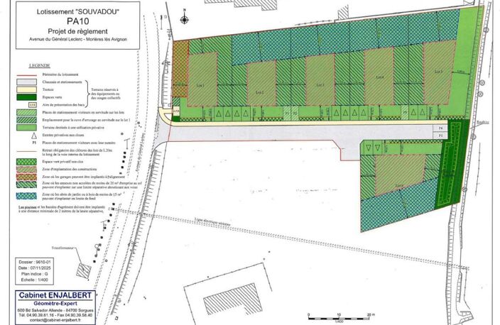 Morières-Les-Avignon, Terrain constructible de 576 m² À Vendre — photo 4