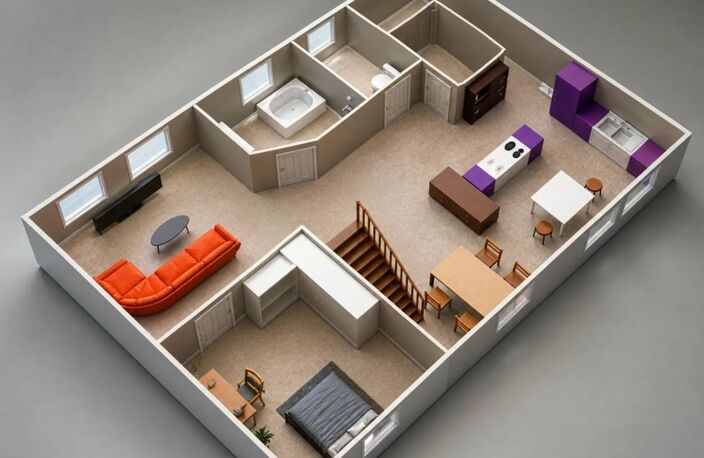 Appartement duplex de 4 pièces de 85,4 m² à Mulhouse — photo 3