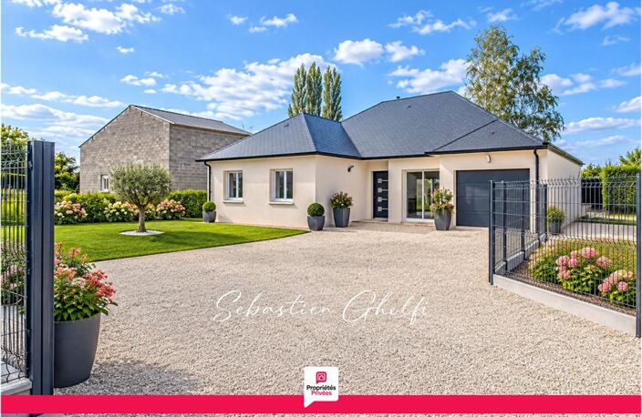 maison de plain pied , grande salle de vie de 60 m², 3 chambres et garage — photo 2