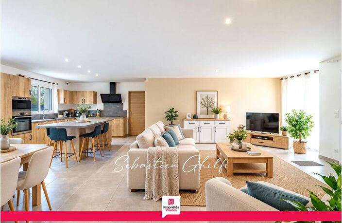 maison de plain pied , grande salle de vie de 60 m², 3 chambres et garage — photo 4
