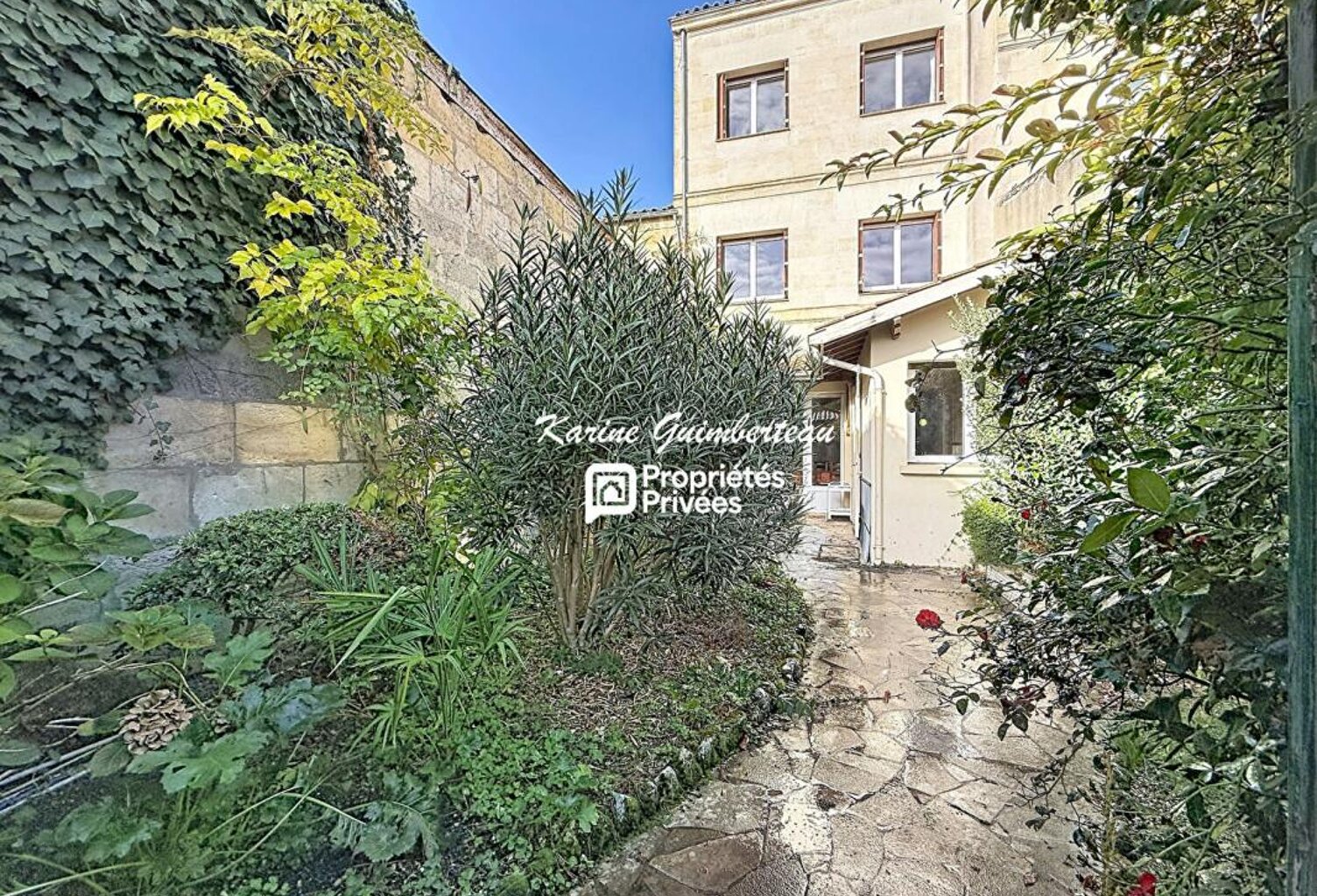 Maison en pierre Libourne 160 m2 secteur Tourny + 5 chambres + jardin — photo 1