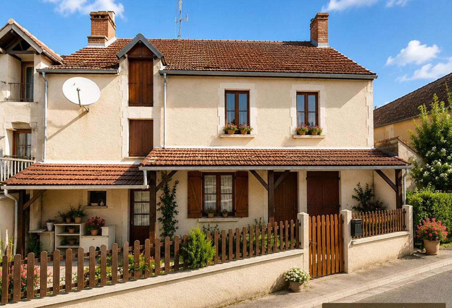 MAISON BOURG  A FORT POTENTIEL 84900EURO-7KM DE LA ROCHE POSAY 37290 CHAMBON — photo 1