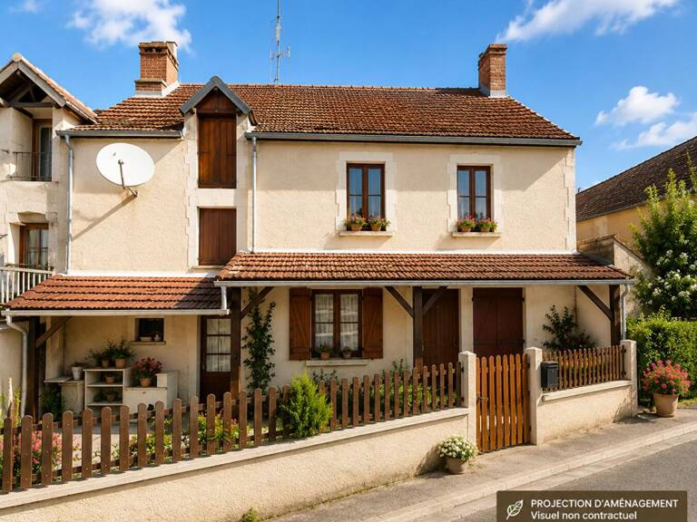 MAISON BOURG  A FORT POTENTIEL 84900EURO-7KM DE LA ROCHE POSAY 37290 CHAMBON — photo 1