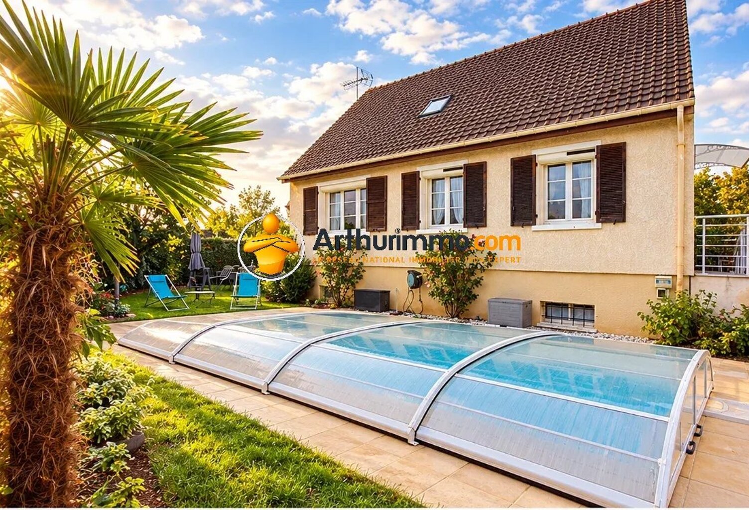 Maison 5 pièces, jardin, sous-sol total et piscine — photo 1