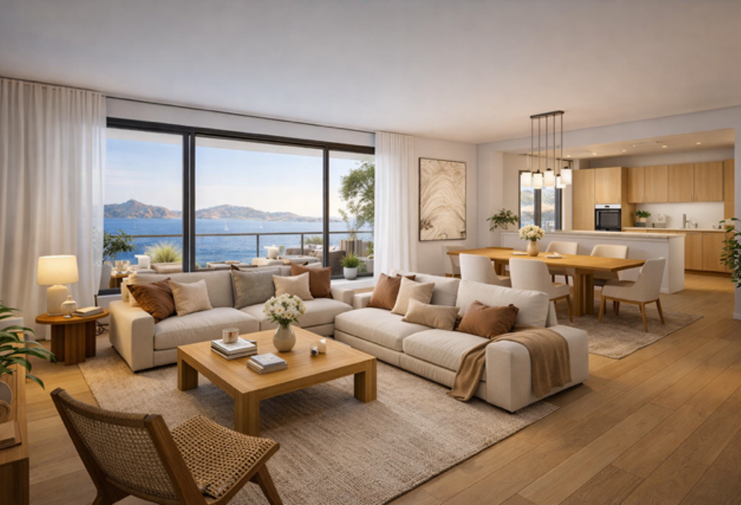 - DERNIER ÉTAGE D’EXCEPTION AVEC IMMENSE SOLARIUM ET VUE CALANQUES — photo 1