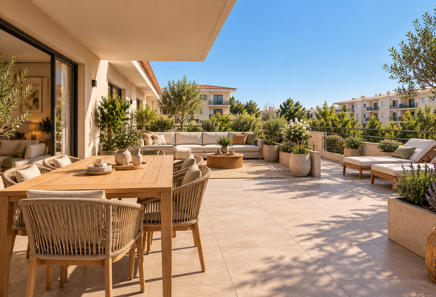 -- LA CIOTAT - MAGNIFIQUE TERRASSE POUE CE LOGEMENT EN T4 - DÈNIERE ÉTAGE — photo 1