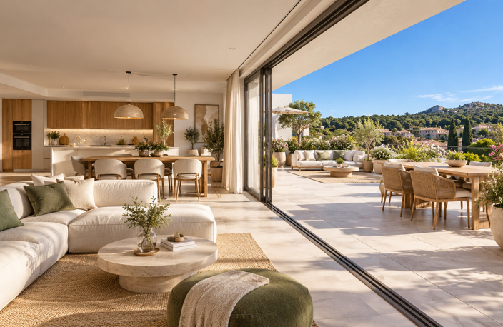 -- ROQUEFORT LA BÉDOULE - MAGNIFIQUE TERRASSE POUR CE T4 - AVANT PREMIÈRE — photo 2