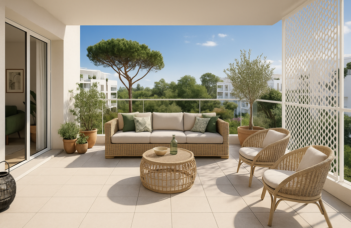 CONFORT FAMILIAL ABSOLU : T4 NEUF AVEC DEUX TERRASSES & DOUBLE SALLE D’EAU — photo 2