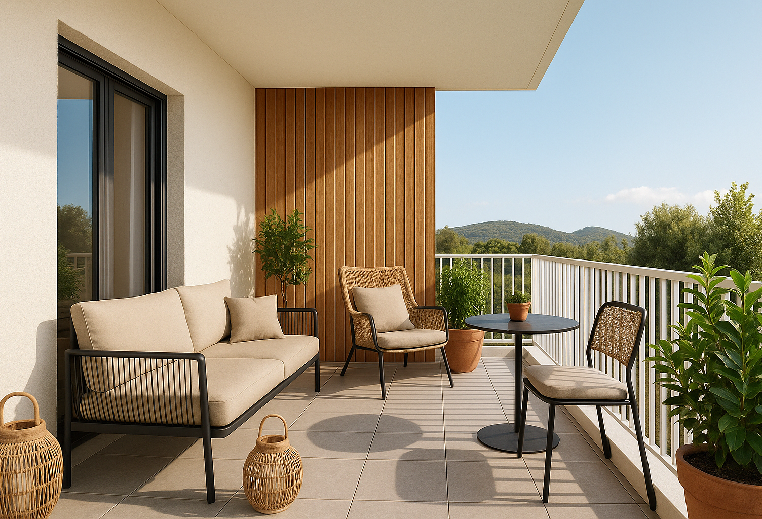 MAGNIFIQUE T3 AVEC VUE DEGAGEE AU COEUR DU REDON A 2 PAS DES COMMODITES — photo 1