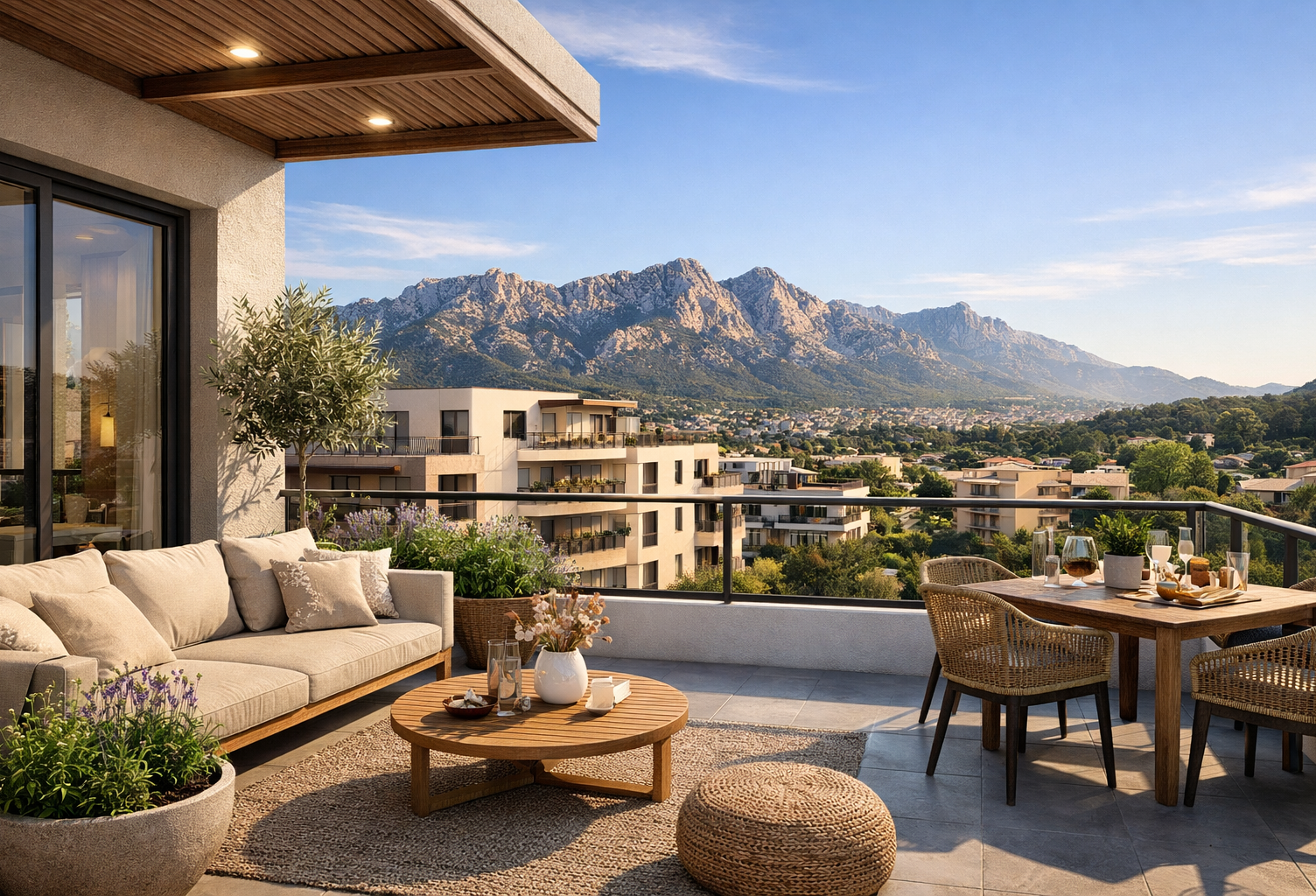 SUPERBE T2 DE 55 M² AVEC GRANDE PIECE DE VIE, TERRASSE AU CALME ET ETAGE ELEVE – — photo 1