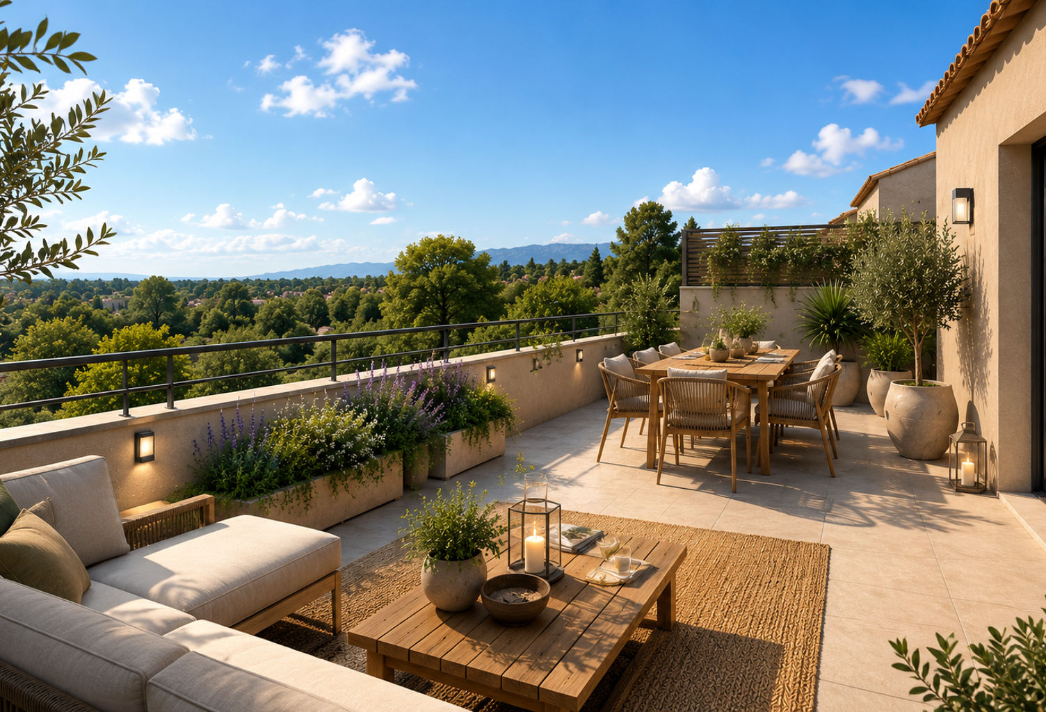UN T4 MODERNE AVEC TERRASSE DANS UN CADRE RÉSIDENTIEL RECHERCHÉ ! — photo 1