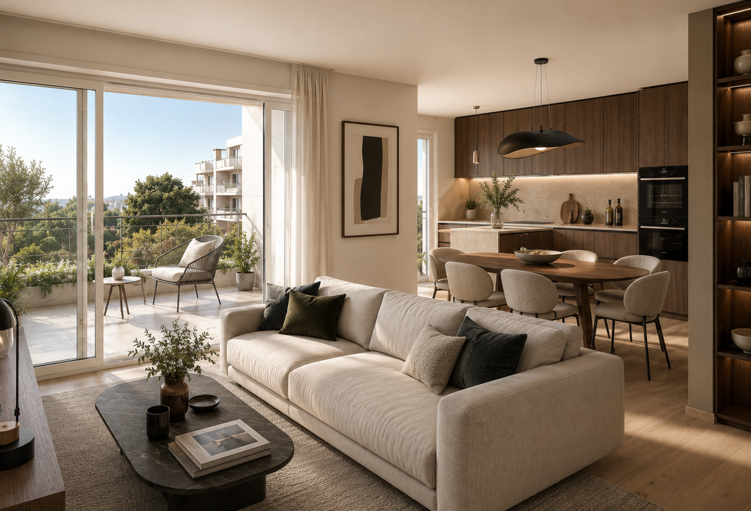 GRAND T4 NEUF AVEC TERRASSE – FLORANGE — photo 1