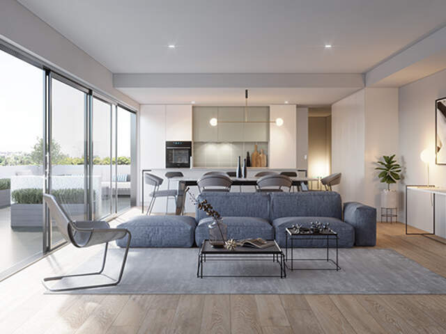 Superbe Attique T5 + terrasse 52m2, 5 min centre-ville — photo du bien