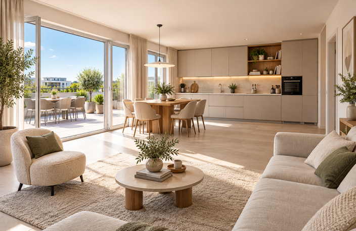 THIONVILLE – T3 ATTIQUE AVEC TERRASSE DE 21 M² — photo 2