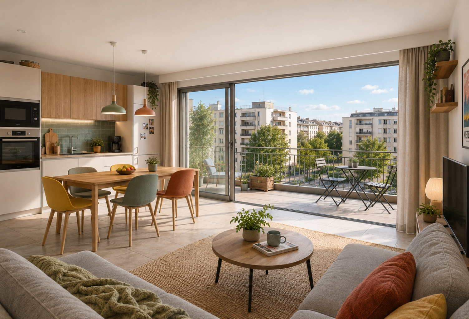 T3 AVEC GRANDE TERRASSE 5 MINS DE LA GARE REMISE DES CLES FIN 2026 — photo 1