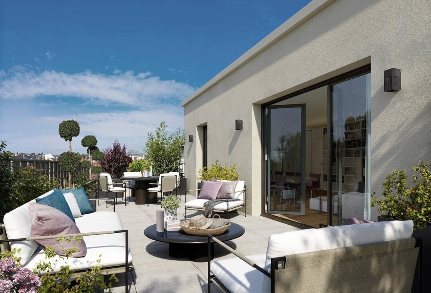 TERRASSE 38 m2 ! T5 en duplex  — photo 1